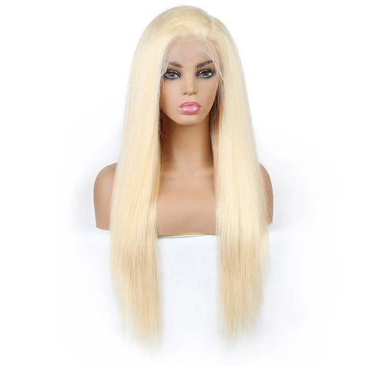 Brazilian Virgin Straight Blonde 613 HD Lace Frontal Human Hair Wig